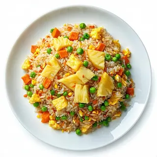 Riso con ananas