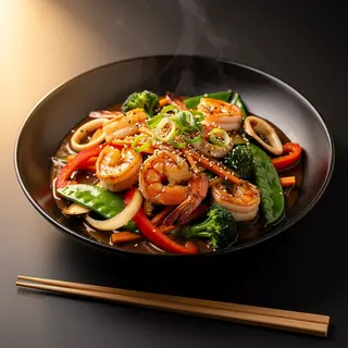 Wok Fruits de mer