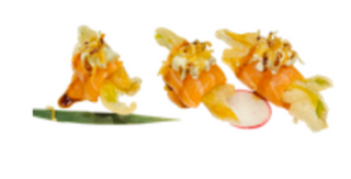 903 - Salmone al fiore di zucca 3pz