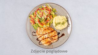 Filet z kurczaka w sosie kurkowo-szpinakowy