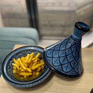 Principal De Tajine De Pollo