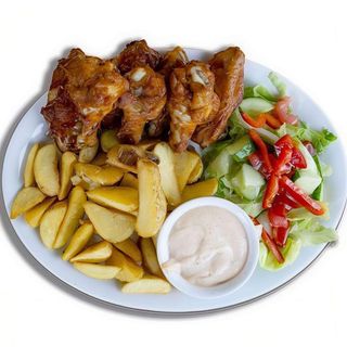 Lunch skrzydełka z kurczaka