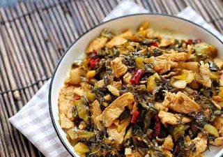 98. Pancetta saltata con verdure sott'aceto