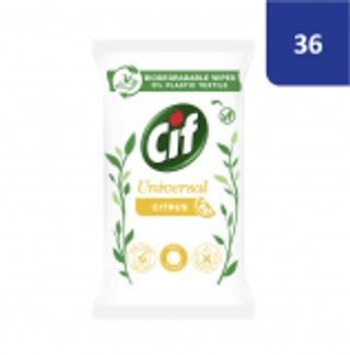 Toalhitas Nature Multiusos Cif 36 unidades