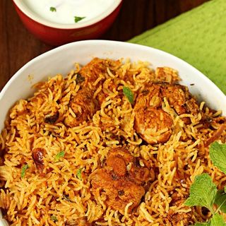 Chicken biriyani