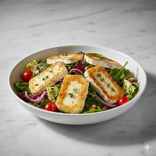 Ensalada con queso de cabra