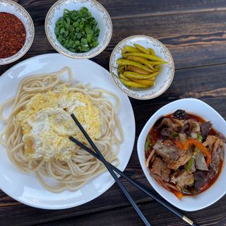 Лагман из бараньих рёбрышек