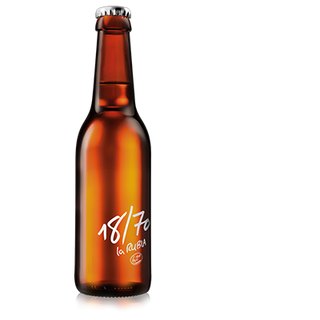 CERVEZA 18/70 botella 33CL