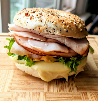 Bagel de pavo
