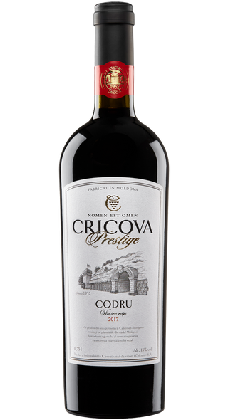Cricova Prestige Codru Prestige Sec Roșu 14% 0.75l