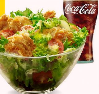 Menú Ensalada César Con Pollo Frito