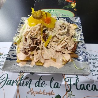 Pollo con tajada