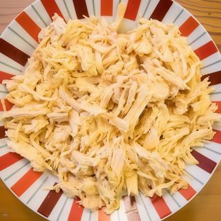 Pollo desmenuzado