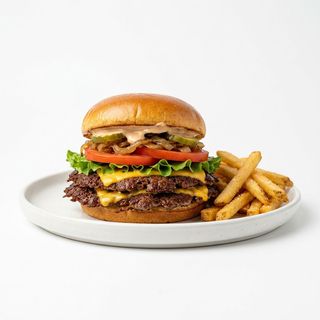 Hamburguesa Smash  Burguer + Patatas
