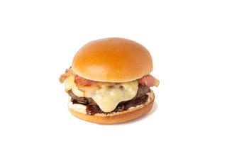 Bacon raclette burger