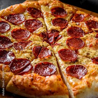 Pizza de fiambre de 33 Centímetros