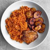 Jollof Rice + Chicken