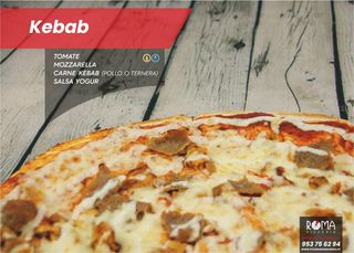 Pizza Kebab Familiar (45 Cm.)