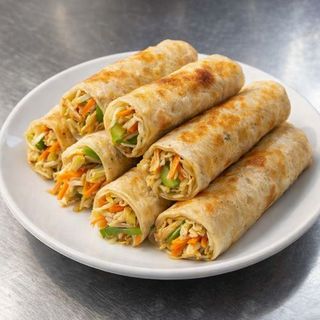 Crepes Chineses Fritos