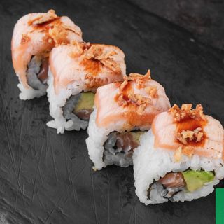 Uramaki Topping Braseado (8 Unidades)