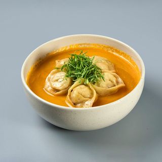 Spicy Curry Wonton Soup