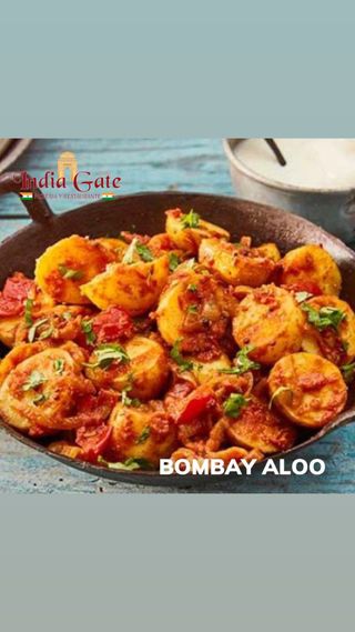 Bombay aloo + 1 naan normal 