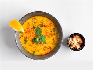 Суп пюре чечевичный