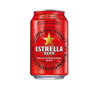 Estrella Damm Cerveza Lata 33cl