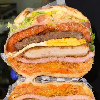 Combo Hamburguesa La Mostrosa