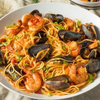 Spaghetti plodovi mora