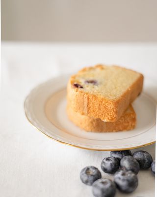 Plumcake de arándanos sin gluten