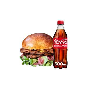 Bacon smash'up + Coca-cola 0,5l