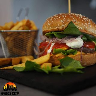 NK burger + pomfrit 370gr