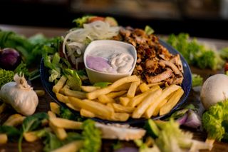 Shaorma la farfurie mare 