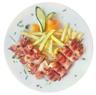 Pileći rolovani ražnjići 300gr