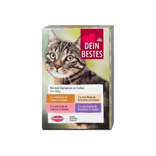 DEIN BESTES Potpuna hrana za mačke - meso, 1,2 kg