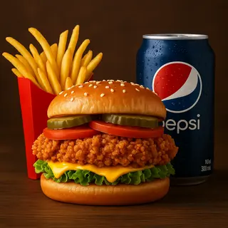Menu Crespy Burger
