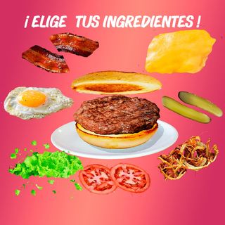 HAMBURGUESA CLÁSICA (MEZCLA TERNERA Y CERDO)