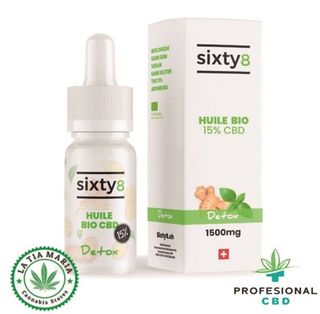 Aceite 15% CBD BroadBand JENGIBRE-10ml. Jengibre y Albahaca