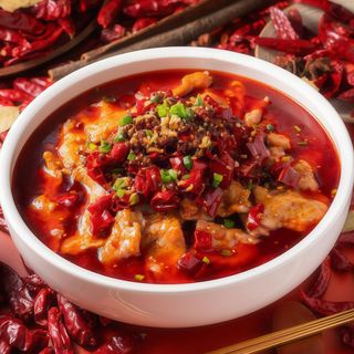 Guiso picante de ternera 水煮牛肉片
