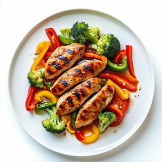 096 - Pollo con verdure