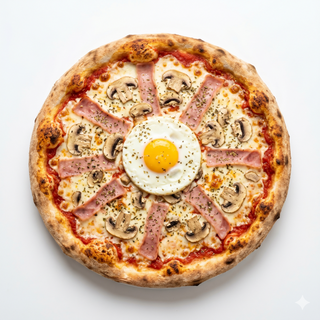 Pizza Al Huevo (Mediana)