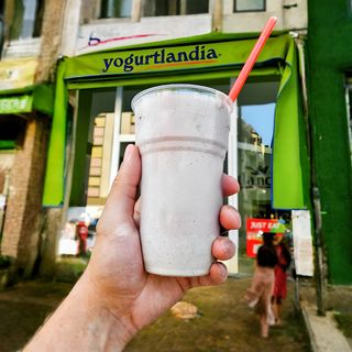 Frappè yogurt bianco bicchiere piccolo