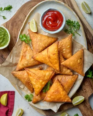 Beef samosas (2pcs)
