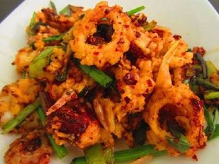 Cald unt calamari