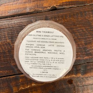 Tiramisu'senza glutine e senza lattosio