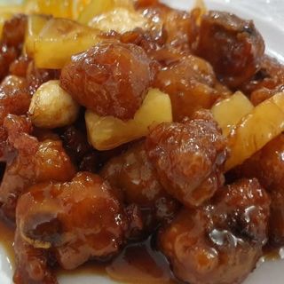 Costillas con salsa agridulce