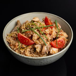 Рис вершковий з куркою (300г)