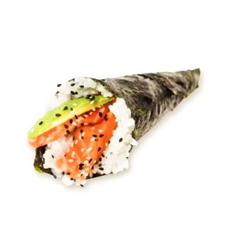 Temaki Salmón Aguacate (1 Ud.)