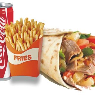 Piadina kebab maxi menù